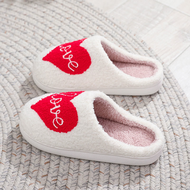 Plusock Plus Size Love Heart Slippers - image 1