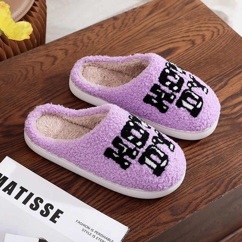 Plusock Plus Size Howdy Slippers - Purple - EU44-45(US10-11) - image 7