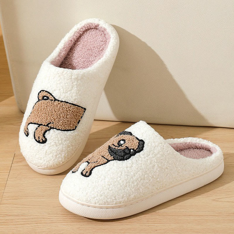 Plusock Plus Size Pug Slippers - image 9