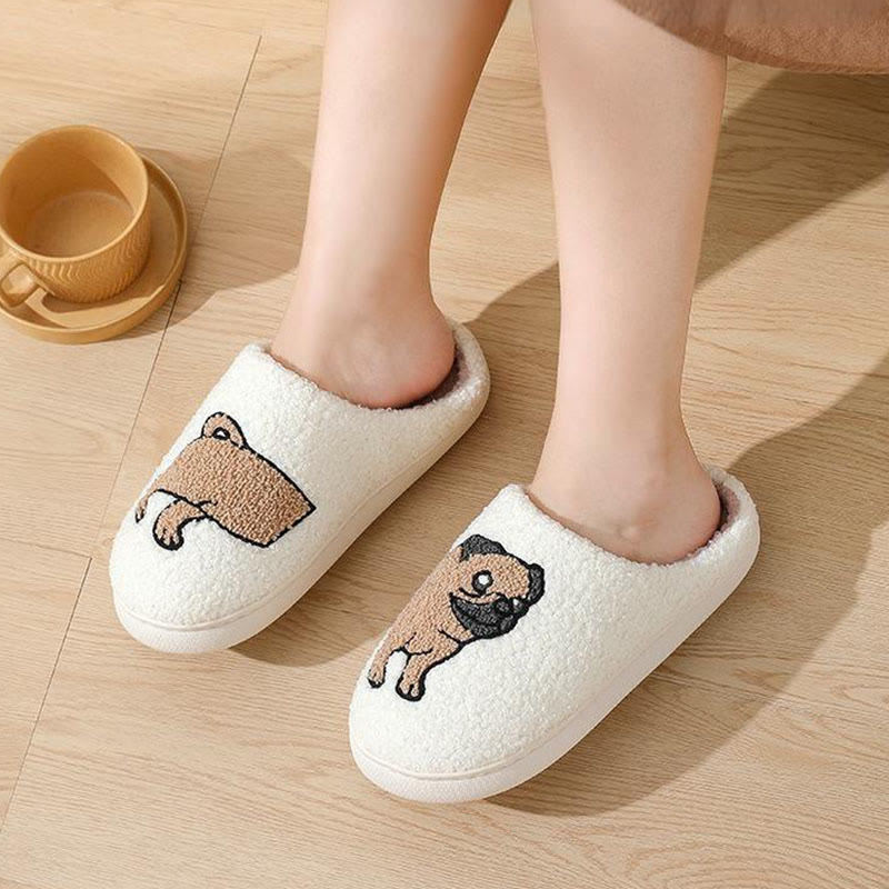 Plusock Plus Size Pug Slippers - image 3