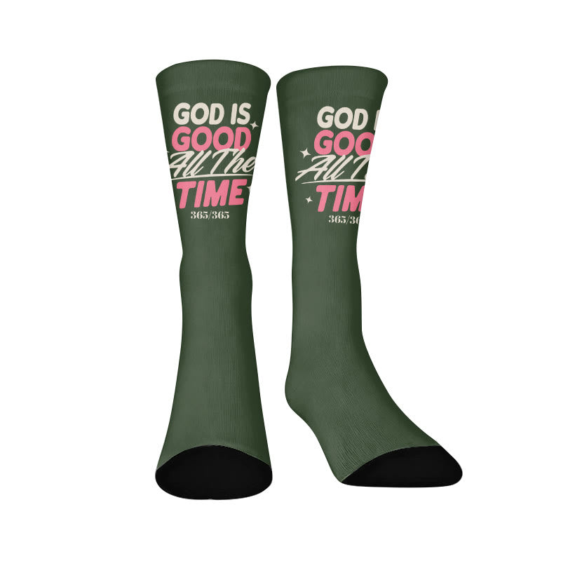 Plusock Thank You Jesus Quarter Socks - Dark Green(1 Pair) - EU37-44(US4-10) - image 8