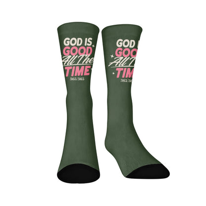 Plusock Thank You Jesus Quarter Socks - Dark Green(1 Pair) - EU37-44(US4-10) - image 8