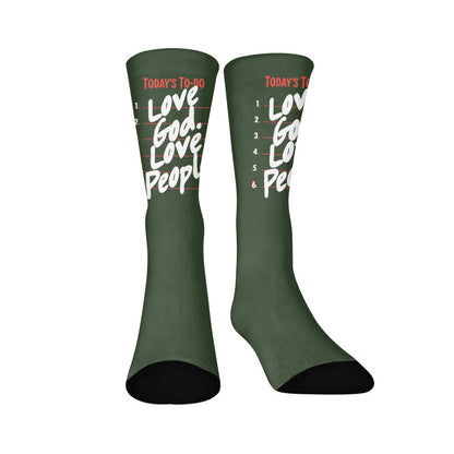 Plusock Thank You Jesus Quarter Socks - Green(1 Pair) - EU37-44(US4-10) - image 9