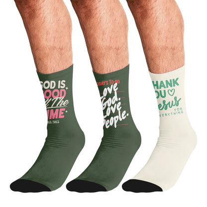 Plusock Thank You Jesus Quarter Socks - Multicolor - EU37-44(US4-10) - image 7
