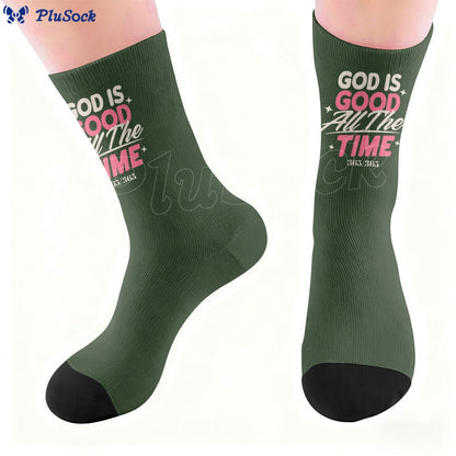 Plusock Thank You Jesus Quarter Socks - image 6