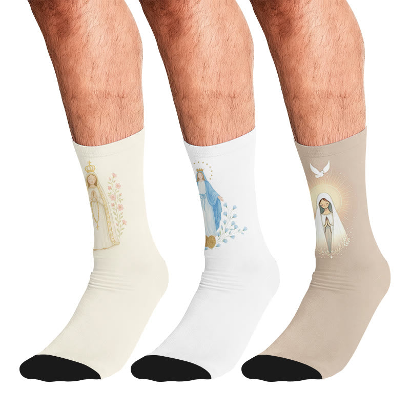 Plusock Jesus Quarter Socks - Multicolor - EU37-44(US4-10) - image 7