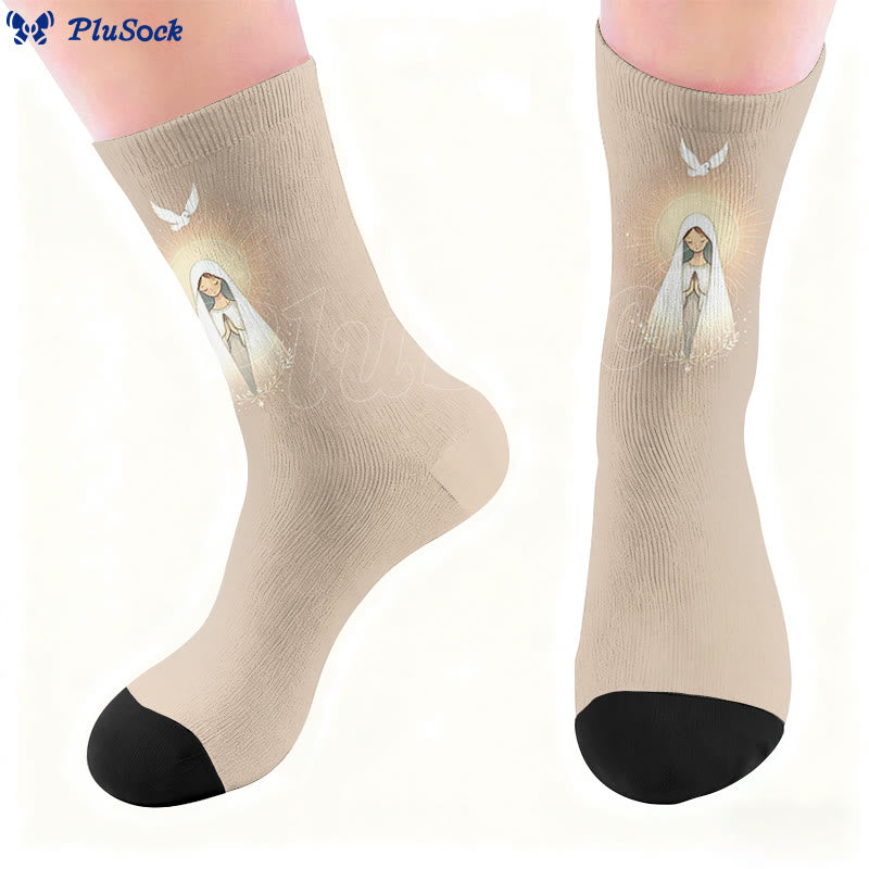 Plusock Jesus Quarter Socks - image 5