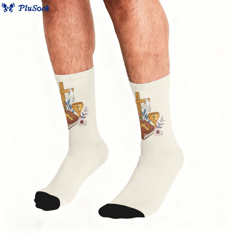 Plusock Cross Pigeon Quarter Socks - image 2