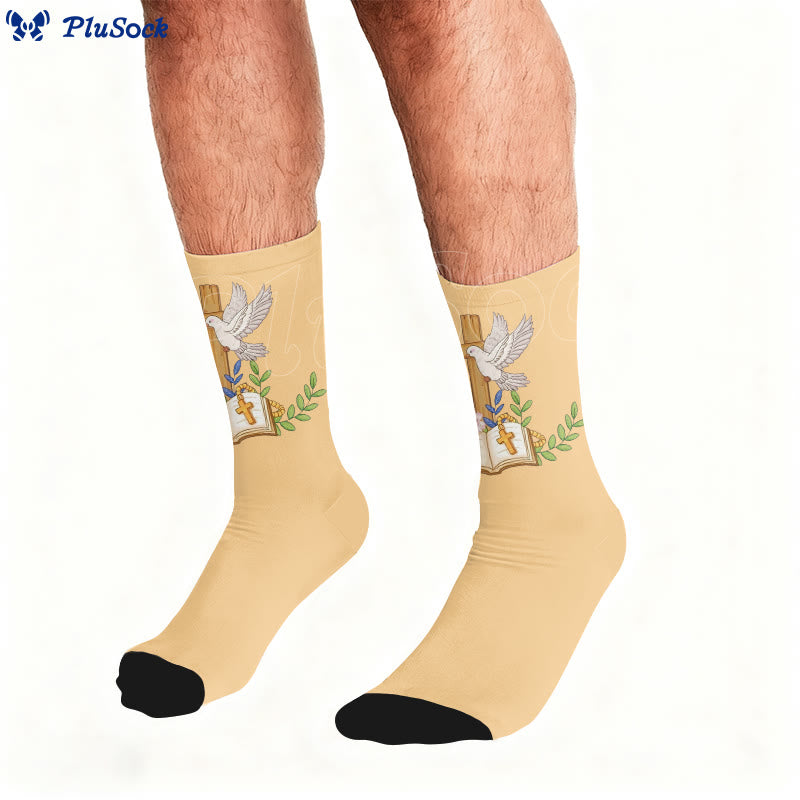 Plusock Cross Pigeon Quarter Socks - image 1