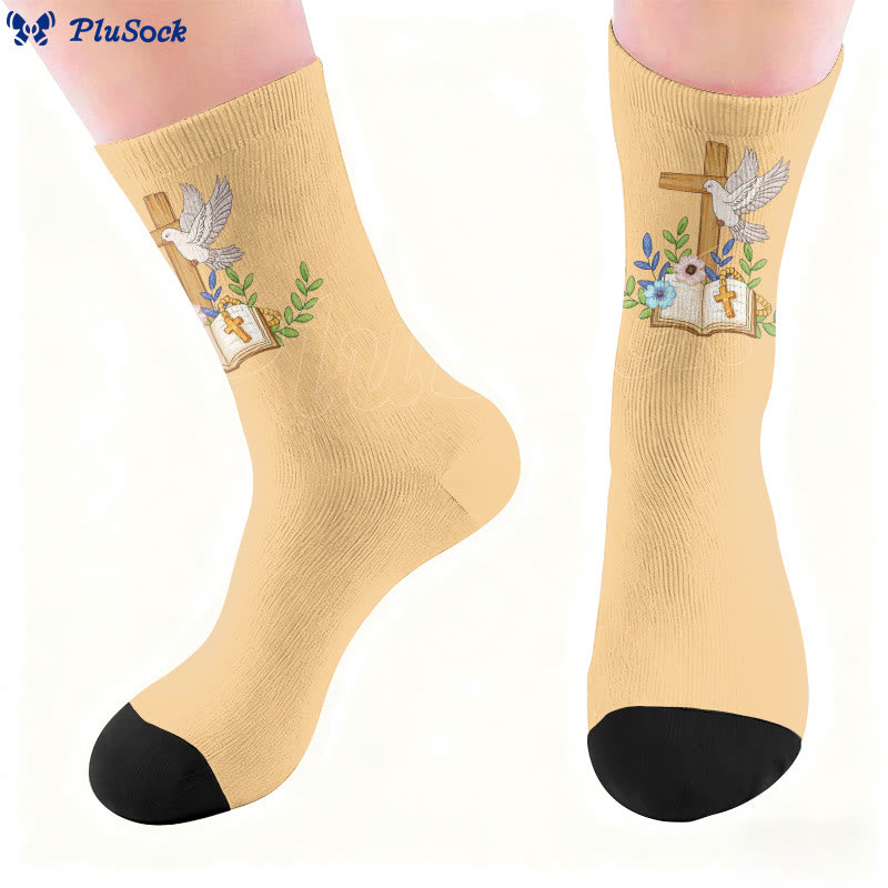Plusock Cross Pigeon Quarter Socks - image 6