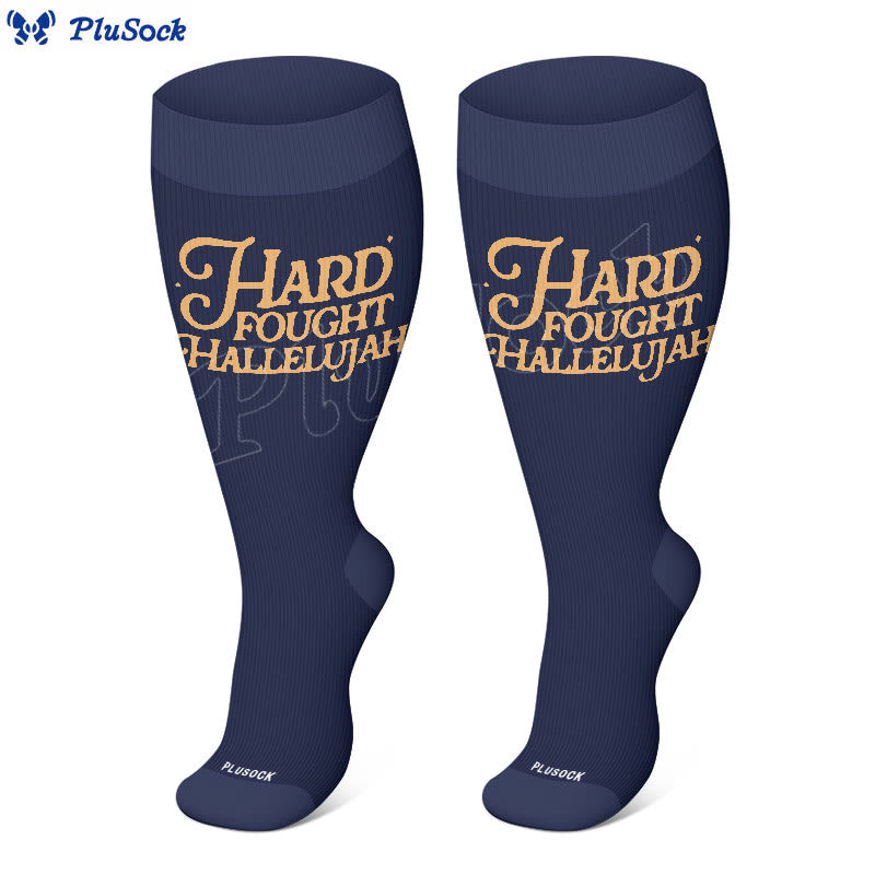 Plusock Plus Size Bible Verse Compression Socks(3 Pairs) - image 3