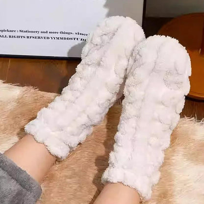 Plusock Keep Warm Coral Fleece Sleep Socks(3 Pairs) - image 6