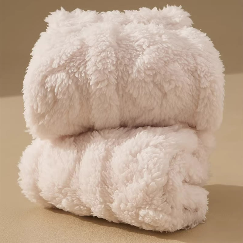 Plusock Keep Warm Coral Fleece Sleep Socks(3 Pairs) - image 13