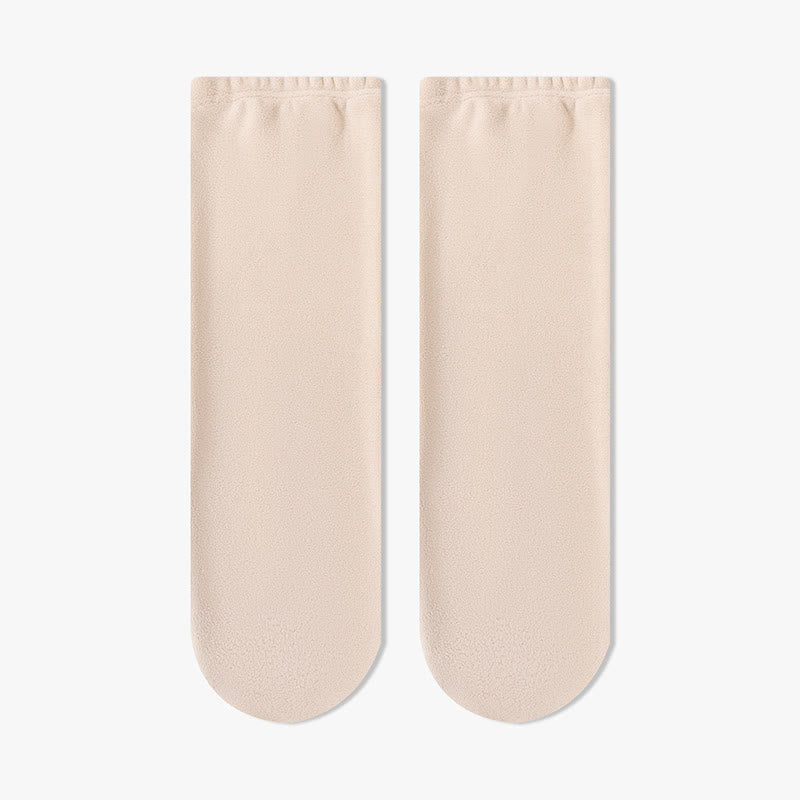 Plusock Warm Calf Sleep Socks - Nude - EU36-40(US3-7) - image 17