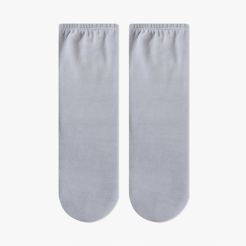 Plusock Plush Loop Knee High Sleep Socks - Grey - EU36-40(US3-7) - image 3