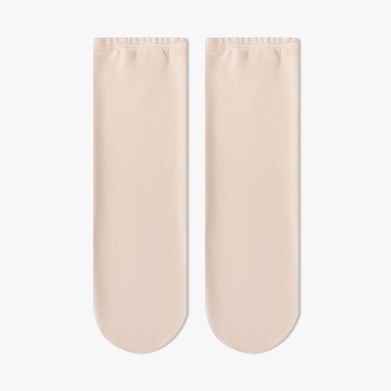 Plusock Plush Loop Knee High Sleep Socks - Nude - EU36-40(US3-7) - image 8