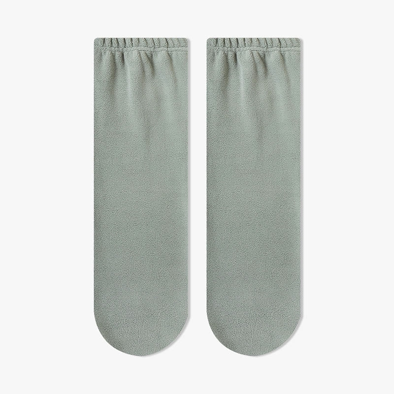 Plusock Plush Loop Knee High Sleep Socks - Green - EU36-40(US3-7) - image 6