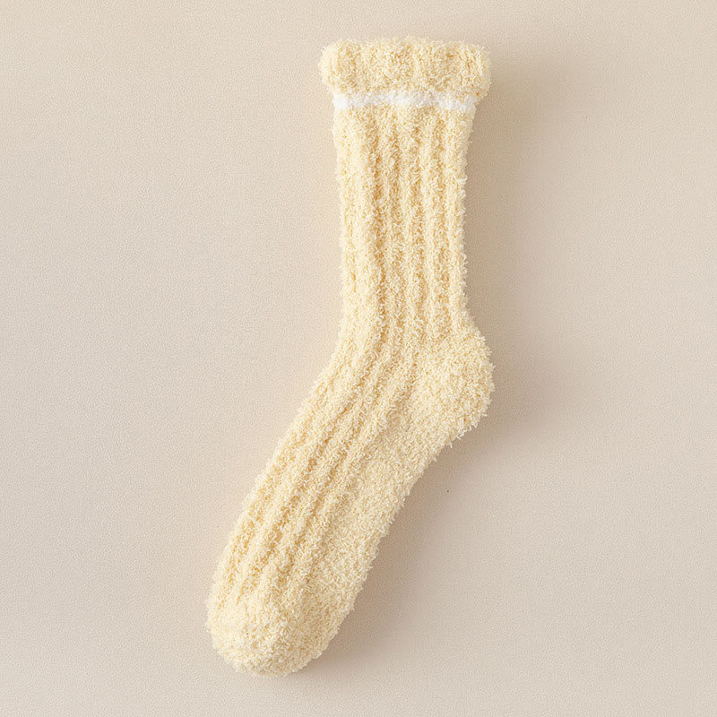 Plusock Soft Gentle Feel Sleep Socks - Yellow - EU36-40(US3-7) - image 13