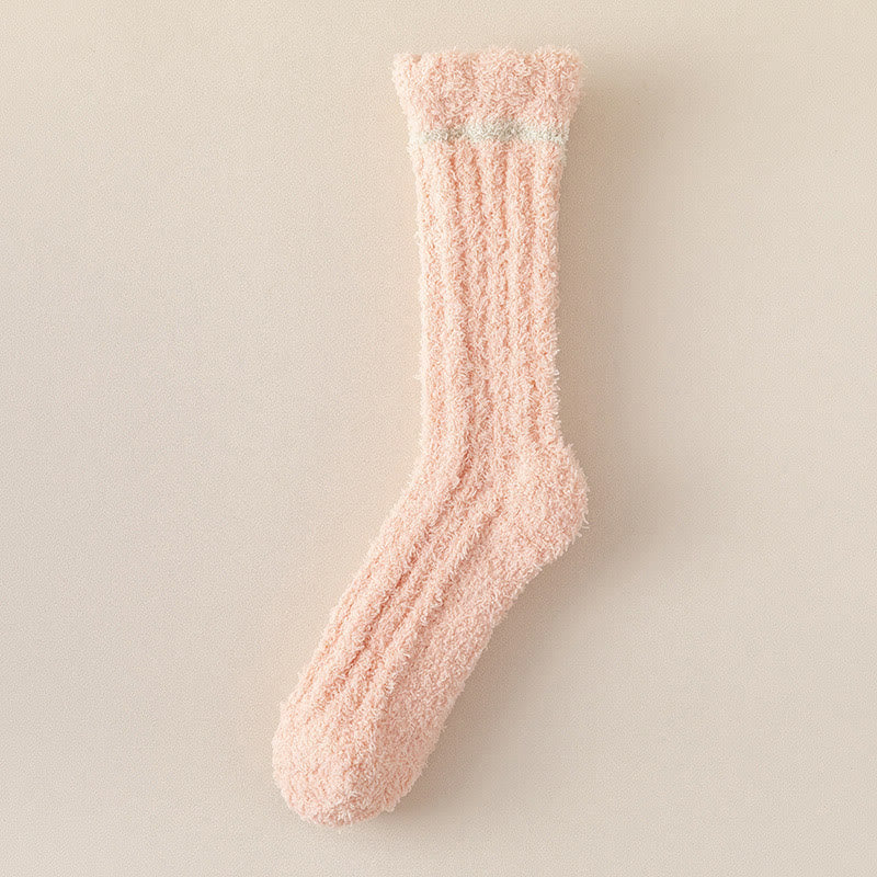 Plusock Soft Gentle Feel Sleep Socks - Pink - EU36-40(US3-7) - image 17
