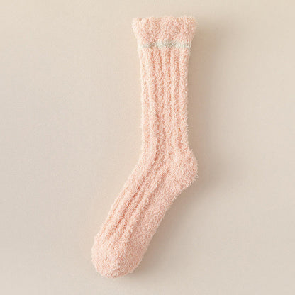Plusock Soft Gentle Feel Sleep Socks - Pink - EU36-40(US3-7) - image 17