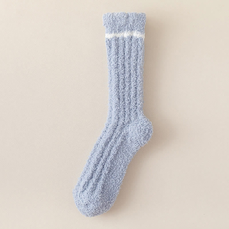 Plusock Soft Gentle Feel Sleep Socks - Blue - EU36-40(US3-7) - image 16