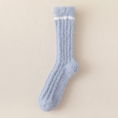 Plusock Soft Gentle Feel Sleep Socks - Blue - EU36-40(US3-7) - image 16