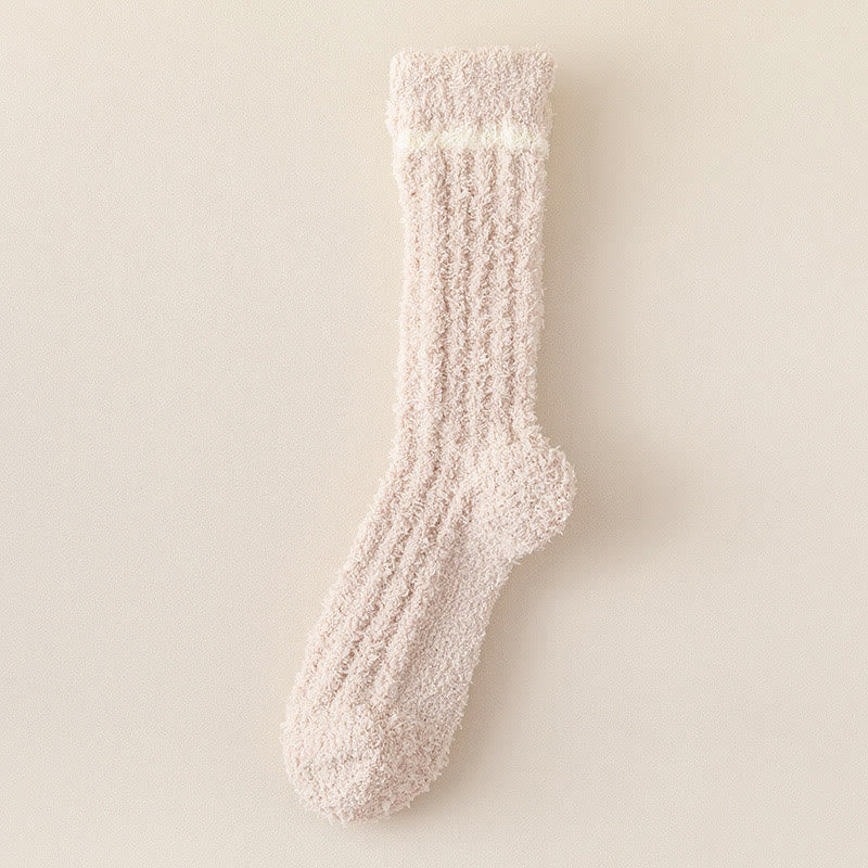 Plusock Soft Gentle Feel Sleep Socks - Apricot - EU36-40(US3-7) - image 11