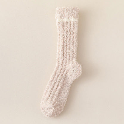 Plusock Soft Gentle Feel Sleep Socks - Apricot - EU36-40(US3-7) - image 11