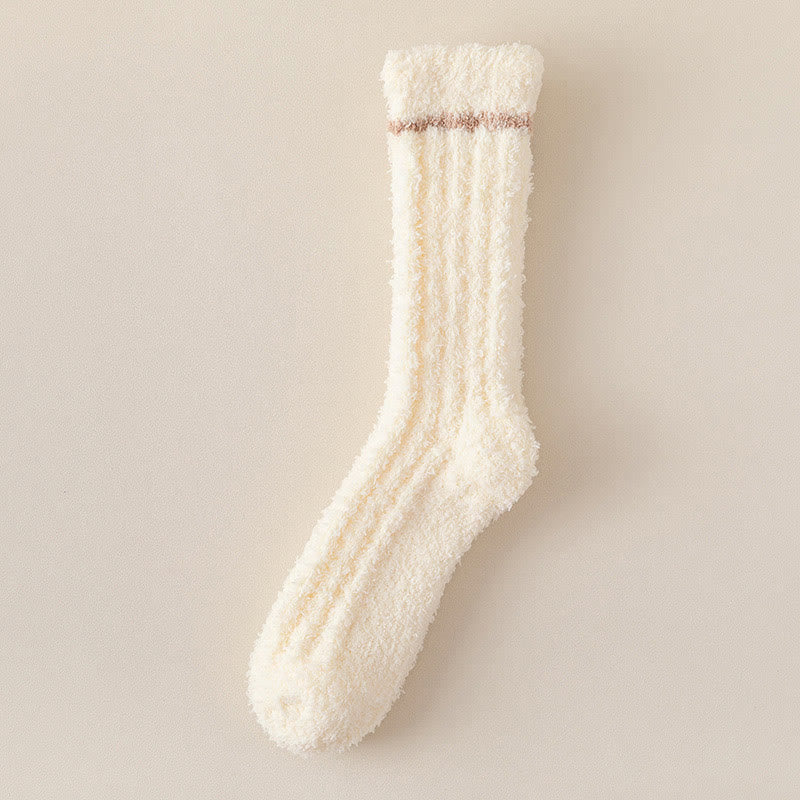 Plusock Soft Gentle Feel Sleep Socks - Beige - EU36-40(US3-7) - image 14