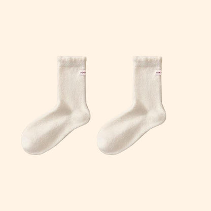 Plusock Flexible Soft Sleep Socks(3 Pairs) - White - EU36-43(US3-9) - image 9