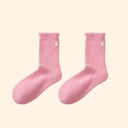 Plusock Flexible Soft Sleep Socks(3 Pairs) - Pink - EU36-43(US3-9) - image 13