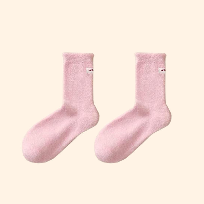 Plusock Flexible Soft Sleep Socks(3 Pairs) - Light Pink - EU36-43(US3-9) - image 11