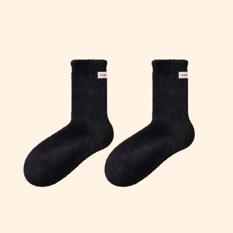 Plusock Flexible Soft Sleep Socks(3 Pairs) - Black - EU36-43(US3-9) - image 10