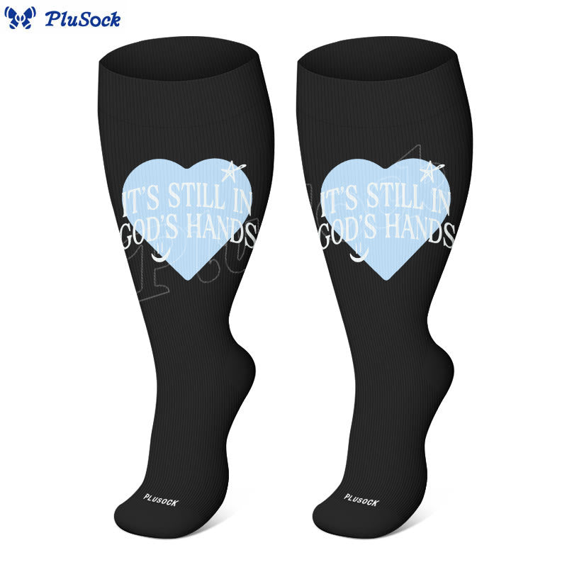 Plusock Plus Size Faith Healing Compression Socks(3 Pairs) - image 2