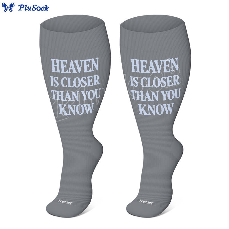 Plusock Plus Size Scripture Hope Compression Socks(3 Pairs) - image 2