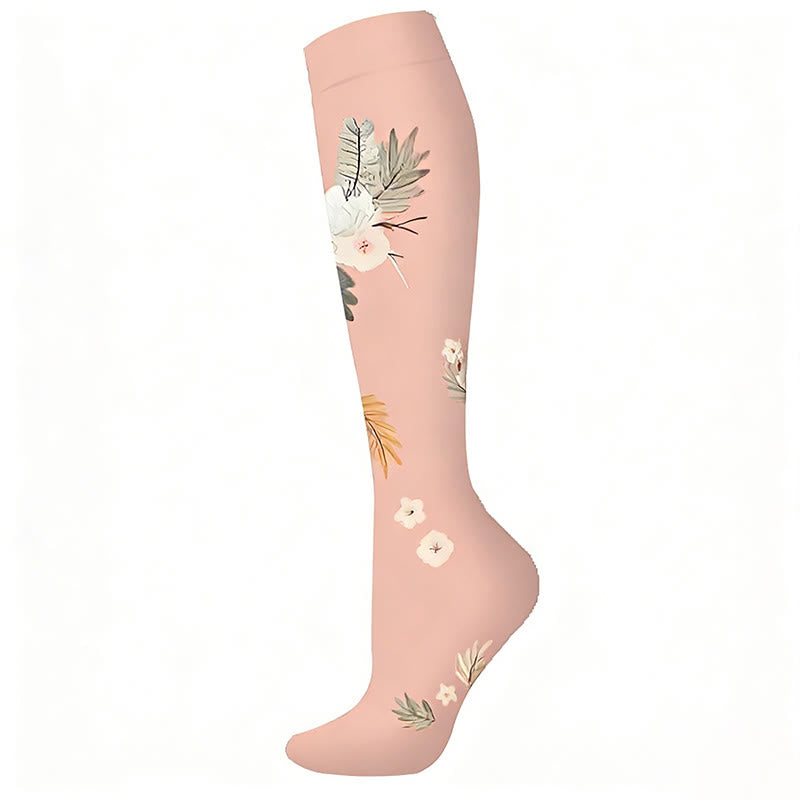 Plusock Garden Dreams Compression Socks(6 Pairs) - Pink - S/M - image 2