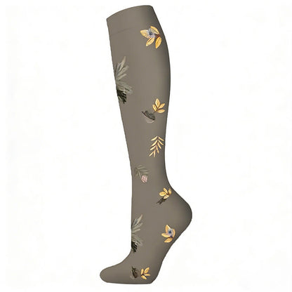 Plusock Garden Dreams Compression Socks(6 Pairs) - Dark Grey - S/M - image 5