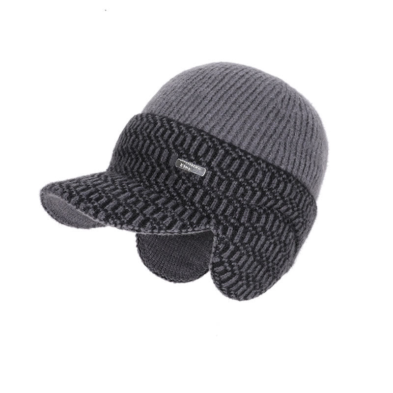 Plusoc Kbaseball Cap Design Beanie - Grey - One Size - image 12