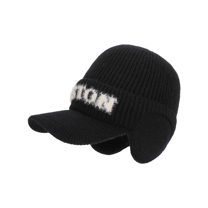 Plusoc Alphabet Warm Beanie - Black - One Size - image 11