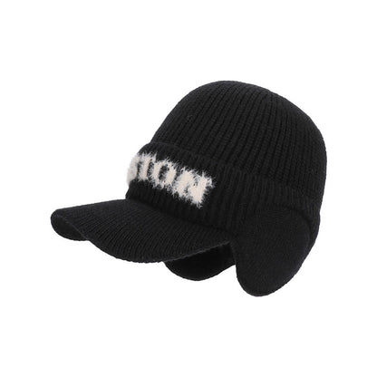 Plusoc Alphabet Warm Beanie - Black - One Size - image 11
