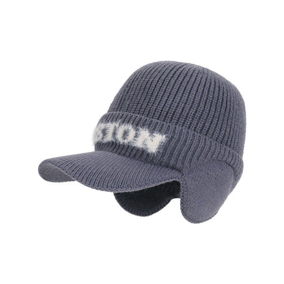 Plusoc Alphabet Warm Beanie - Grey - One Size - image 13