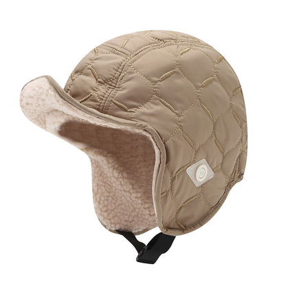 Plusock Earflap Hat Reversible Design Hat - Khaki - One Size - image 7