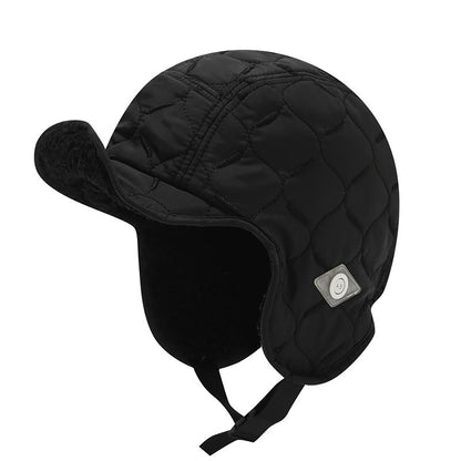 Plusock Earflap Hat Reversible Design Hat - Black - One Size - image 4