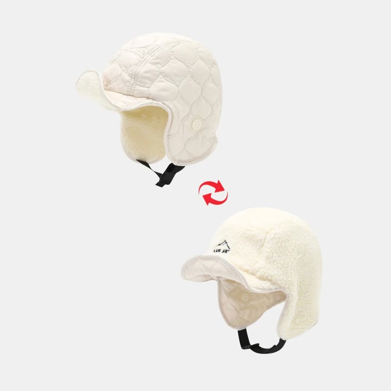Plusock Earflap Hat Reversible Design Hat - image 2