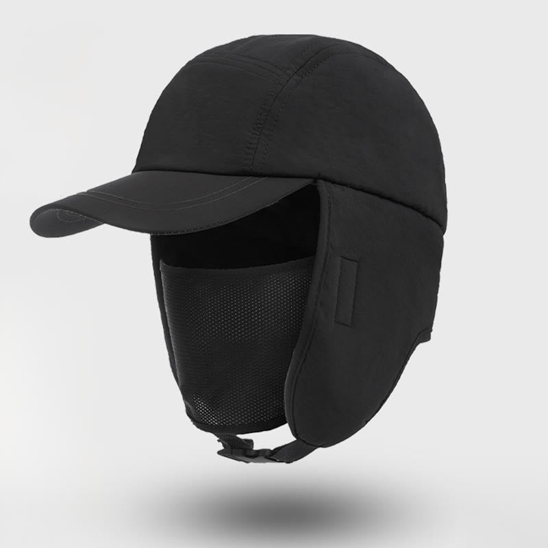 Plusock Water Repellent Sporty Style Hat - Black - One Size - image 1