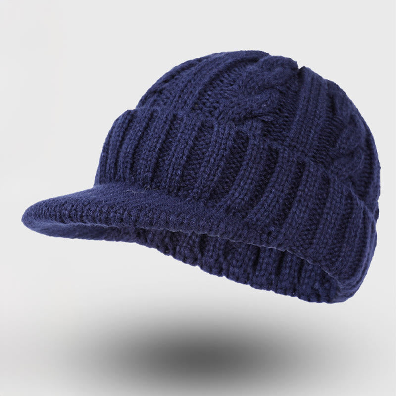 Plusock Pull Down Ear Beanie - Navy Blue - One Size - image 2