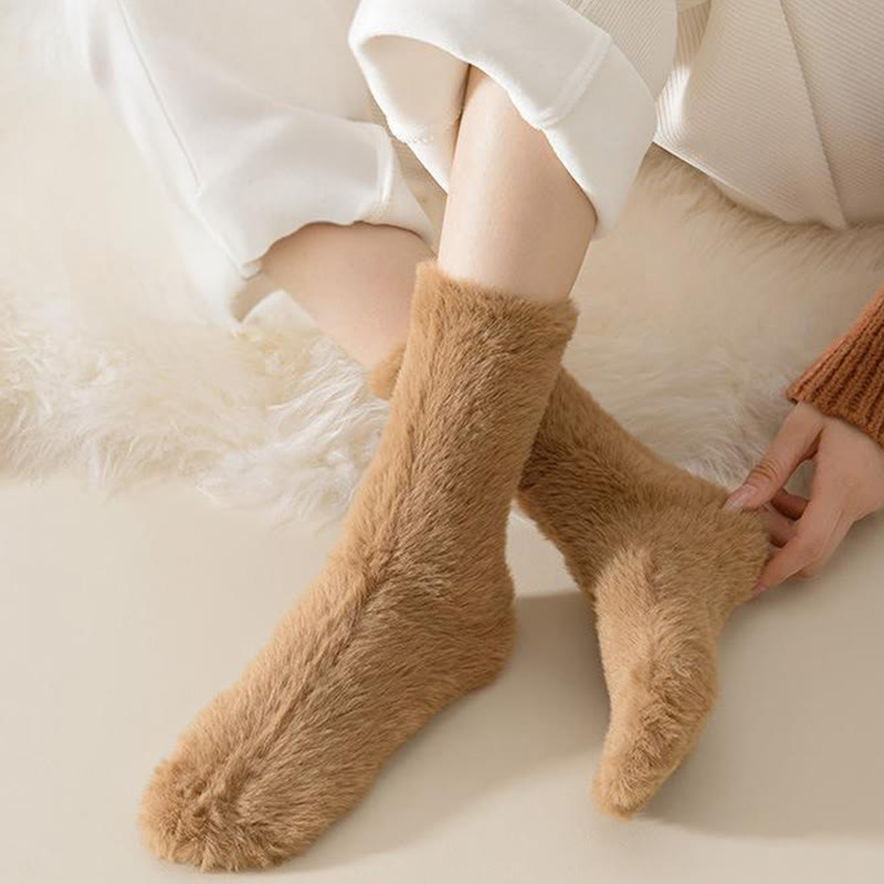 Plusocksolid Colors Versatile Style Sleep Socks(3 Pairs) - image 3