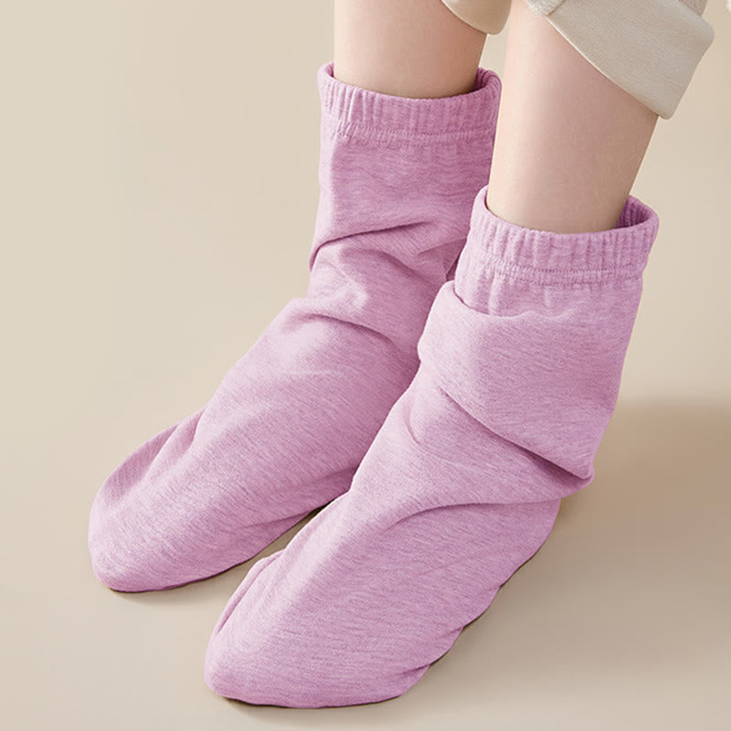 Plusock Skin Friendly Reinforced Design Sleep Socks - Purple - EU36-44(US3-10) - image 8