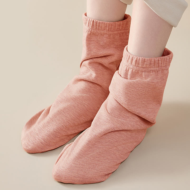 Plusock Skin Friendly Reinforced Design Sleep Socks - Pink - EU36-44(US3-10) - image 3