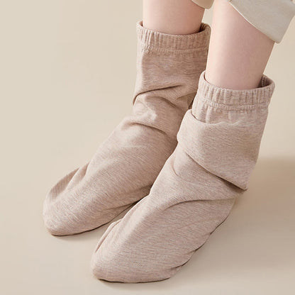 Plusock Skin Friendly Reinforced Design Sleep Socks - Khaki - EU36-44(US3-10) - image 4